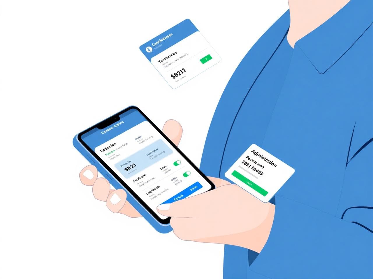 Simulador de consórcio no smartphone